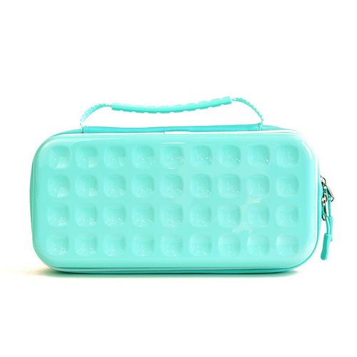 Sac De Rangement Pour Nintendo Switch Oled, Boîte De Rangement Portable Ns, Coque Rigide, Anti-Poussière, Antichoc, Pc Carré | Accessoires Compatibles-Bleu