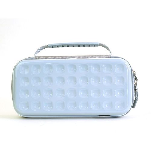 Sac De Rangement Pour Nintendo Switch Oled, Boîte De Rangement Portable Ns, Coque Rigide, Anti-Poussière, Antichoc, Pc Carré | Accessoires Compatibles-Gris