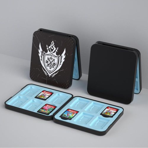 Convient Pour Nintendo Switch/Oled Boîte De Cartes En Silicone Magnétique 12 Pièces Boîte De Rangement De Cartes De Jeu Ns Boîte De Cartes | Accessoires Compatibles-Insigne De L'aube