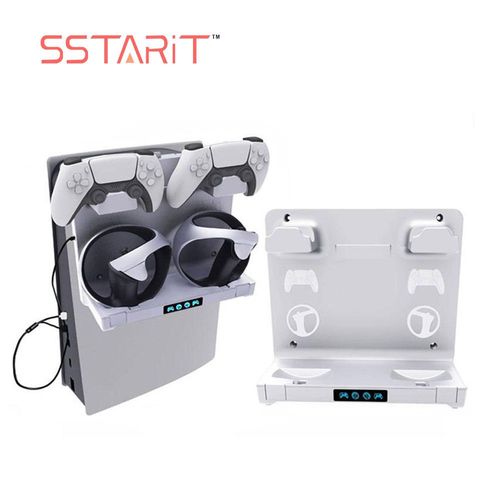 Chargeur De Contrôleur De Jeu Suspendu 4 En 1 Psvr2 Le Chargeur De Contrôleur Suspendu Pour Console Ps5 Peut Stocker Un Casque Vr | Accessoires Compatibles