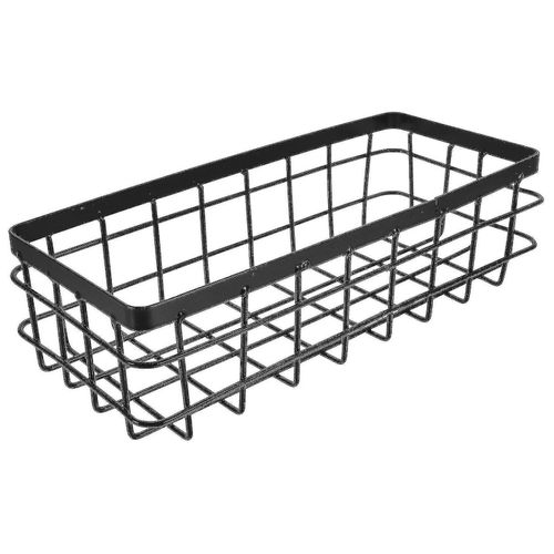 Étagère De Rangement Murale Moderne En Fer Pour Salle De Bain ¿ Panier Métallique Élégant Pour Ranger Vos Essentiels