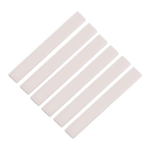 6pcs Os Guitare Chevalet Selle Vierge Pour Guitare Classique Acoustique Mandoline Banjo Ukulélé