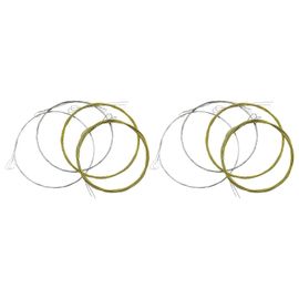 8 Pcs Mandoline Cordes Ensemble Assortiment En Acier Inoxydable Pièces De Rechange Accessoires Pour Joueurs