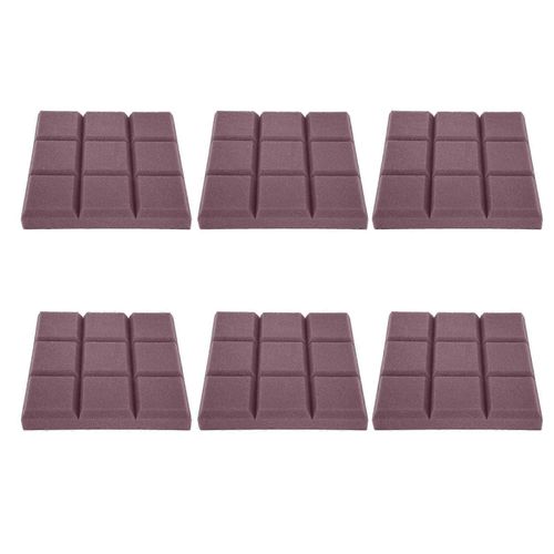 6 panneaux d¿absorption acoustique acoustique insonorisant haute densité ignifuge (violet)