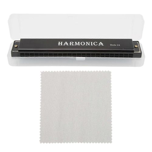 Harmonica De 24 Trous Pour Les Débutants Instrument De Musique À Vent D¿Harmonica En Plastique Pour La Performance Sur Scène