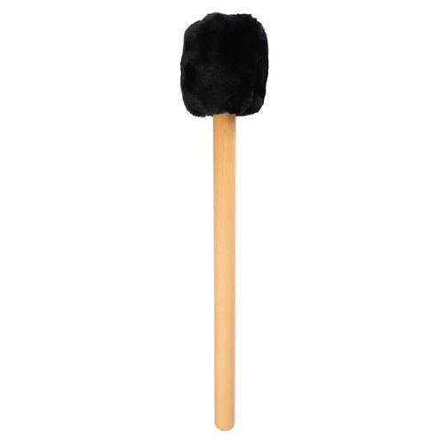 Baguette De Tambour À Tête En Feutre Souple Avec Manche Long Pour Batteur De Timbales De Xylophone Noir