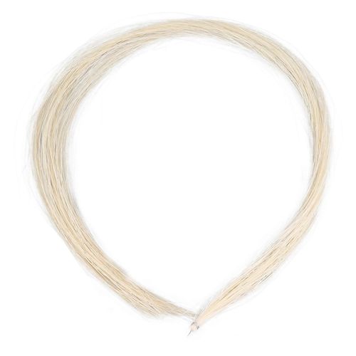 Violon Bow Hair Professionnel Blanc Violon Bow Remplacement Crin De Cheval Accessoires De Musique 1/8