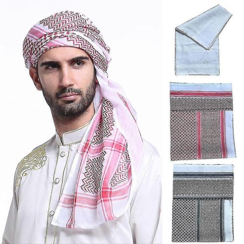 Hommes Musulmans Foulard Islamique Hijab Casquette Turban Chapeau Foulard Arabe Abaya Headwear