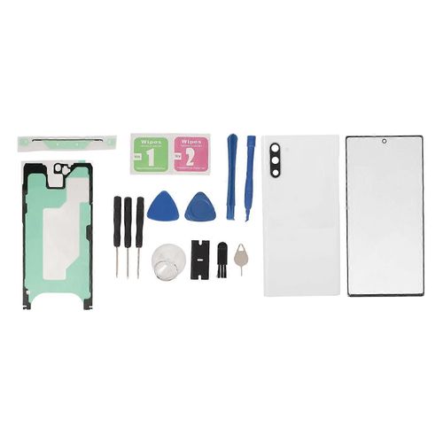 Kits De Réparation De Verre De Remplacement Pour Samsung Galaxy Note 10 Blanc