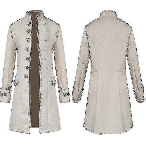Vestes Homme Steampunk Vintage Tailcoat Gothique Victorian Frock Carnaval