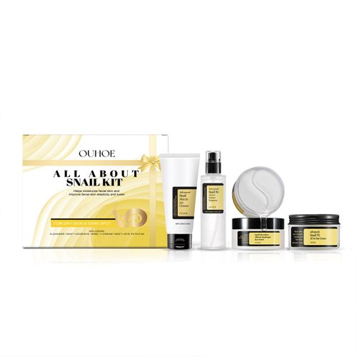 Coffret Cadeau De Soins Du Visage À L'escargot Ouhoe, Nourrissant E...