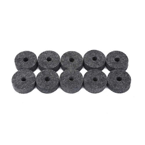 10pcs Jazz Drum Cymbale Felt Pads Accessoires D¿Instruments De Musique Gris