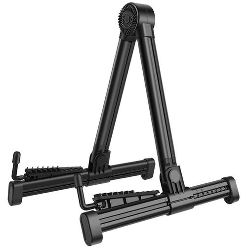 Support De Guitare Pliable À Cadre En Aluminium Stable En Alliage D¿Aluminium Abs Folk Guitar A Shape Bracket Rack Pour L¿Enseignement