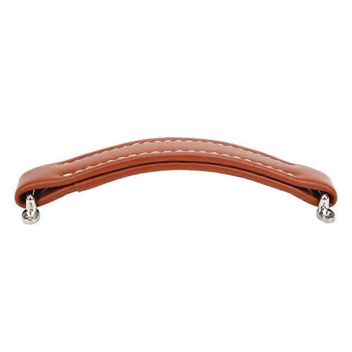 Poignée D¿Ampli Rugueux Texturé Gaufré En Cuir Pu Accessoire Audio Orange Pour Haut-Parleur De Guitare
