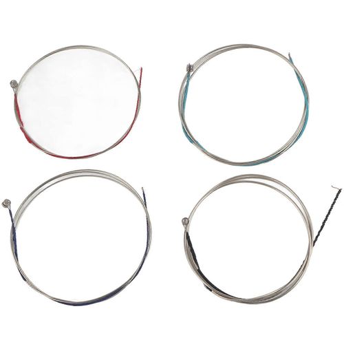 4pcs Cordes D¿Alto A ?1er D ?2ème G ?3ème C ?4ème Nickel Argent Enroulé Nickel ? Boule Plaquée ? Noyau En Acier D¿Extrémité