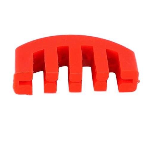 Violon Pratique Mute Caoutchouc Compact Instruments De Musique Accessoire Pour 4/4 3/4 1/2 1/4 Violon Suppression Du Son Rouge