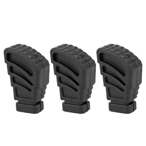 3 Pcs Tambour En Caoutchouc Pieds Basse Caisse Claire Matériel Sièges Cymbale Support Support Rack Pads Jambes Pièces De Percussion De Remplacement Noir Wc10