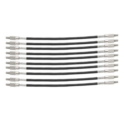 10pcs 1/2 1/4 Violon Tailgut Queue Intestin Fil D¿Acier Tailcord Accessoires De Remplacement