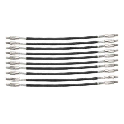 10pcs 1/2 1/4 Violon Tailgut Queue Intestin Fil D¿Acier Tailcord Accessoires De Remplacement