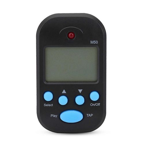 Mini Digital Beat Tap M50 Tempo Metronome Clip Instruments De Musique (Noir)