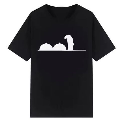 T-Shirt Sur Le Thème De La Linea D'osvaldo Cavandoli, Série Tv, T-Shirt Homme Et Femme, Col Rond. Plusieurs Tailles Disponibles