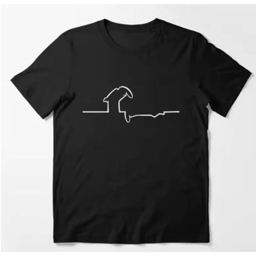 T-Shirt Sur Le Thème De La Linea D'osvaldo Cavandoli, Série Tv, T-Shirt Homme Et Femme, Col Rond. Plusieurs Tailles Disponibles