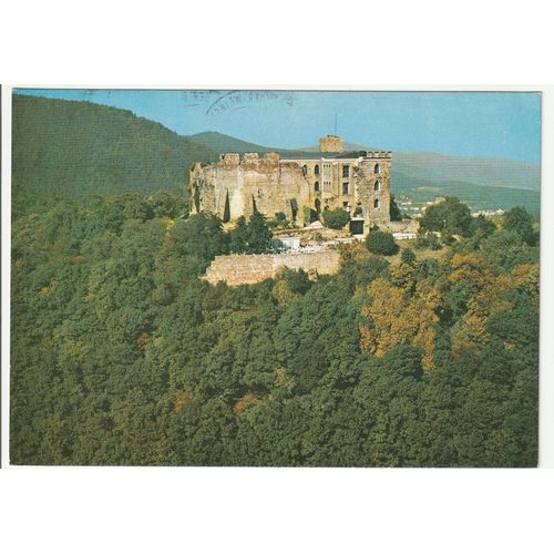 Château D'hambach Allemagne, Carte Écrite Avec Timbre Navette Spatiale Oblitéré 1976.