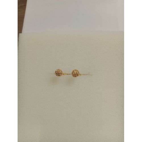 Boucles Perles En Plaquage Or Un Micron Et Oz Blanc