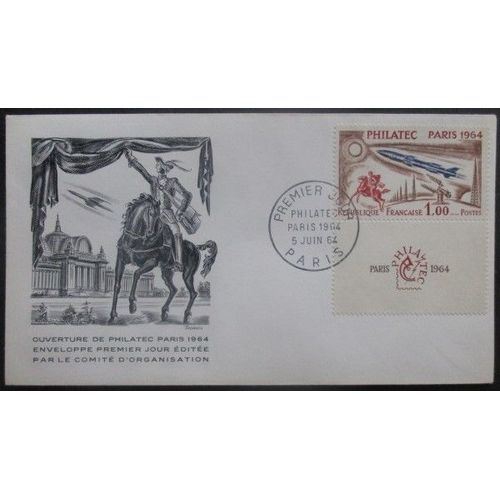 France Fdc Philatec 05-06-64 Paris