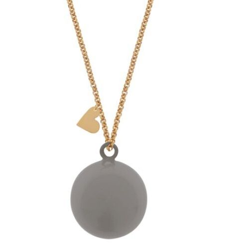 Collier De Maternité Grossesse En Gris Et Doré Trixie