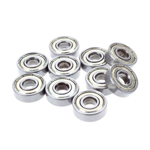 Roulements a billes en acier a rainure profonde miniature 608 ZZ 8 x 22 x 7 mm 10 pieces par un paquet