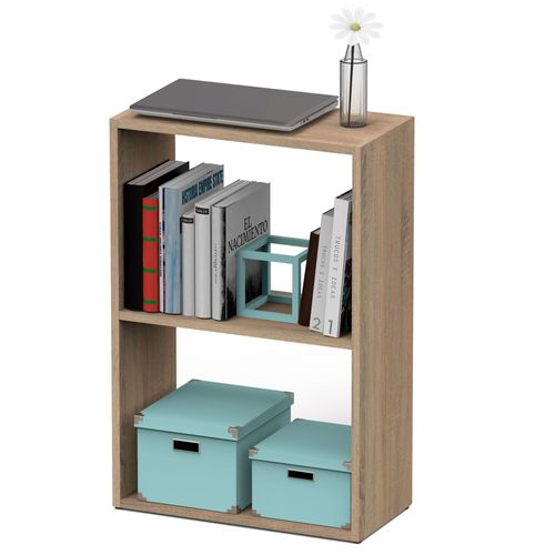 Bibliothèque Meuble De Rangement, Étagère, Salon, Bureau, Chambre 75x50x24,5cm, , Bois, Briebe, Nova