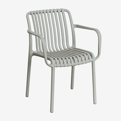Pack De 4 Chaises De Salle À Manger Avec Accoudoirs Wendell Vert Kaki
