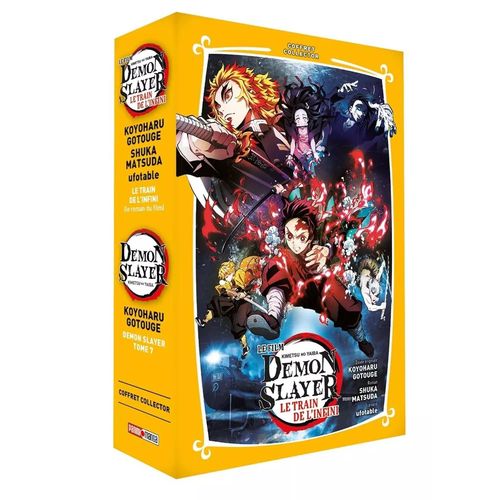 Demon Slayer - Coffret T7 + Roman Jeunesse T3