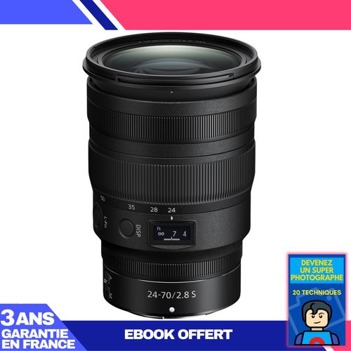 Nikon NIKKOR Z 24-70mm f/2.8 S + Ebook 'Devenez Un Super Photographe'