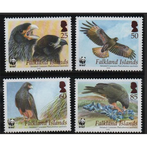 Iles Falkland Timbres Animaux : Les Oiseaux 2006
