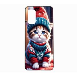 Coque Pour Oppo A96 5g / F21 Pro 5g Chaton De Noel 10034