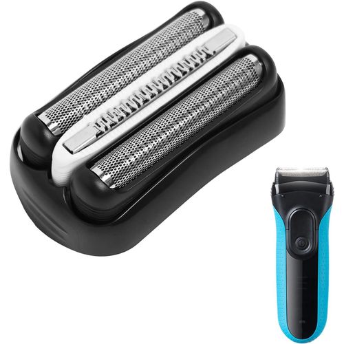 Gothicana By Emptete De Rasoir 32b, Pièce De Rechange Braun Series 3 Compatible Avec Rasoirs Électriques Homme 300s, 301s, 310s, 3020s, 3030s, 3040s, 3050cc, 3080s, 3090cc, 350cc, S3 Grille Rasoir
