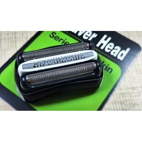 Gothicana By Emp32b Tête De Rasoir De Rechange Pour Braun Series 3, Grille Et Cassette De Coupe Compatible Avec Les Modèles Braun 3000s, 3010s, 3020s, 3030s, 3040s, 3050cc, 3070cc, 3080s, 3090cc, 320