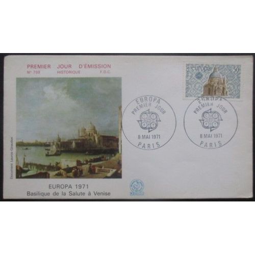 France Fdc Europa 08-05-71 Paris