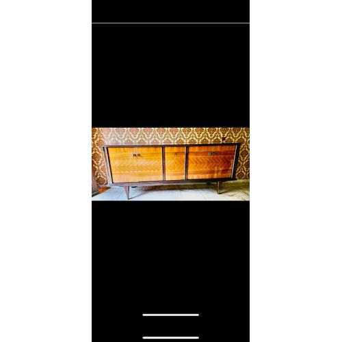 Buffet Vintage En Bois Massif Macassar 1940