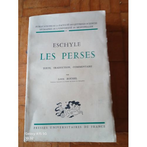 Eschyle Les Perses