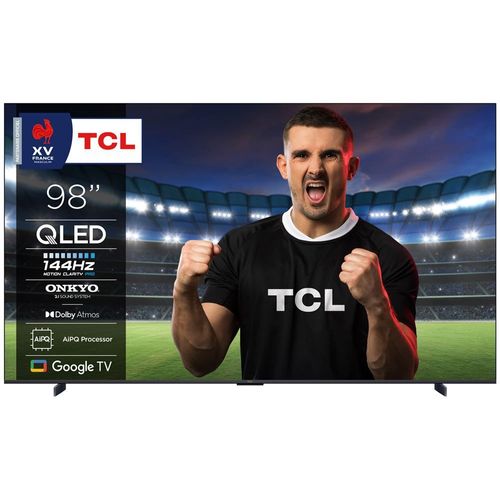 TV QLED Tcl 98P89K 248 cm 4K UHD Aluminium brossé
