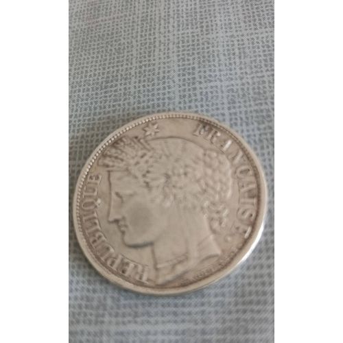 Piece De 5 Francs Argent 1870