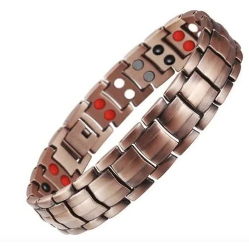 Bracelet - Cuivre - Ion Négatif - Magnétique - Santé - Healing - 21.5cm