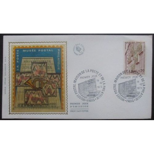 France Fdc Musée Postal 19-12-73 Paris
