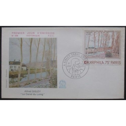 France Fdc Arphila 75 09-11-74 Paris