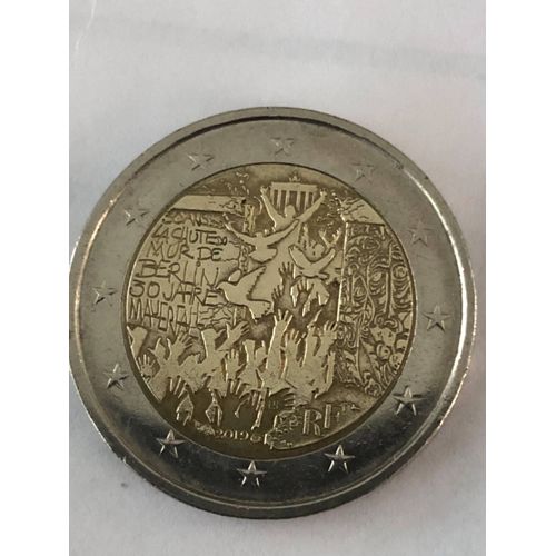 Piece De 2euro Lachute Du Mur De Berlin