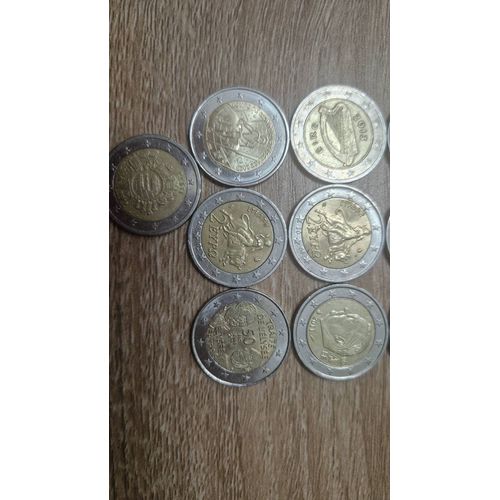 Lot De Pièces 2 Euro Unité Possible Au Vente En Lot