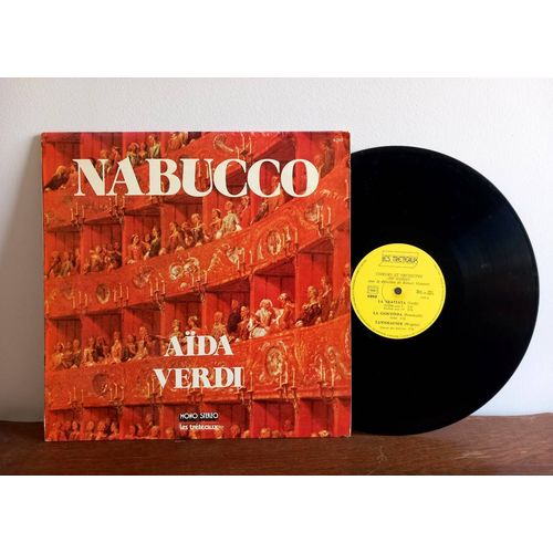 Vinyle 33 Tours : Nabucco - Aïda Verdi